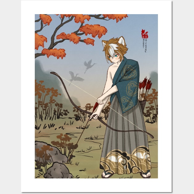 Goru, Genshin Impact Traditional Illustration Wall Art by Kuroi Kitsune